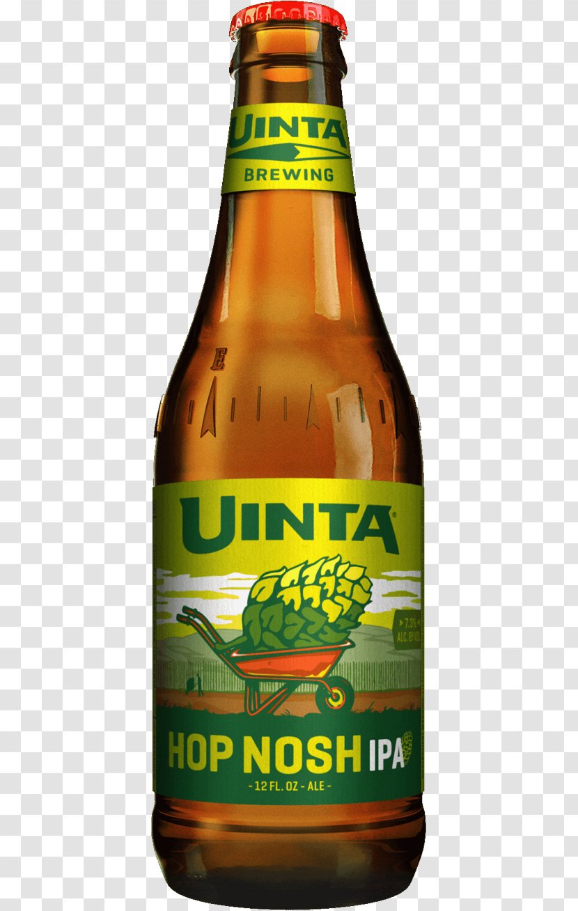 Lager India Pale Ale Beer Uinta Brewing Co - Bottle Transparent PNG