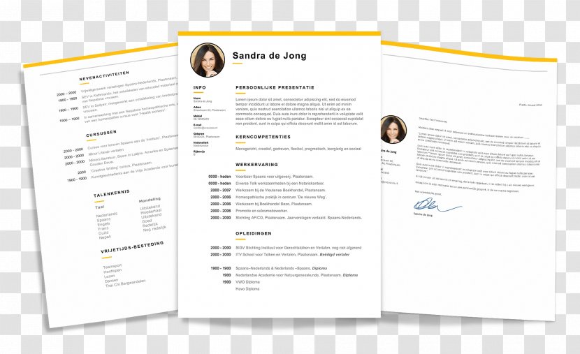 Brochure Brand - Modern Cv Transparent PNG