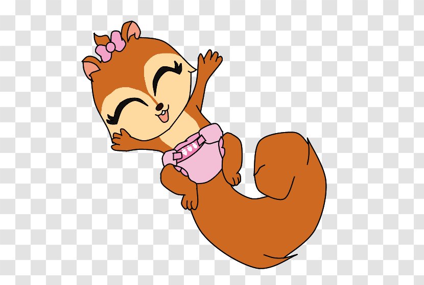 Andie Surly Diaper Chipmunk The Chipettes - Cartoon - Squirrel Transparent PNG