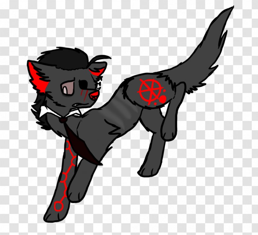 Cat Horse Pony Demon Canidae - Black Transparent PNG