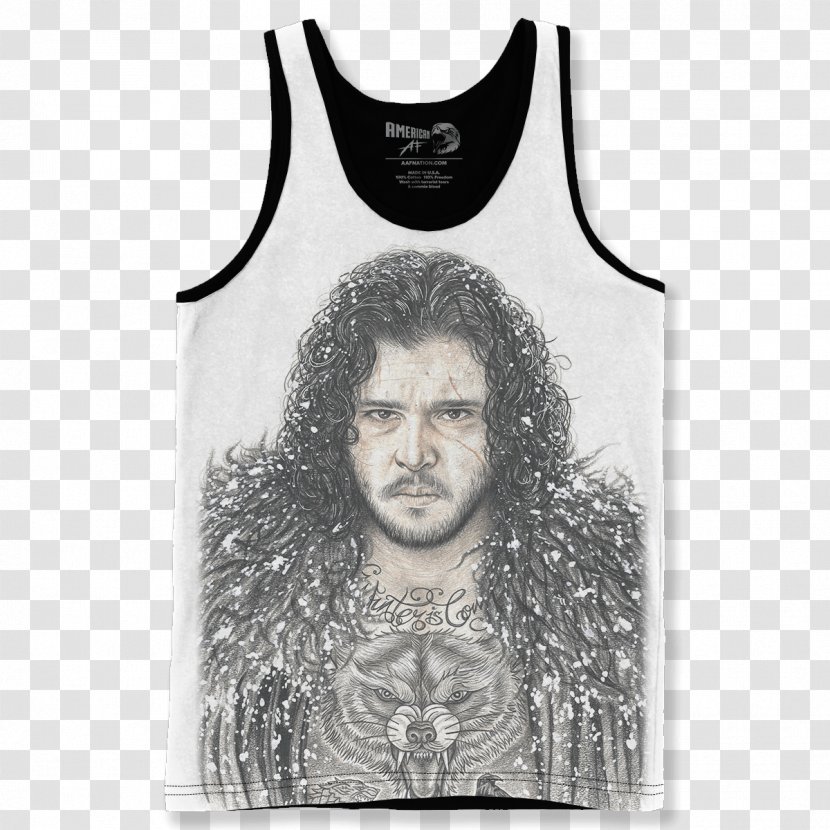 Jon Snow Game Of Thrones Daenerys Targaryen Eddard Stark T-shirt - Sleeveless Shirt Transparent PNG