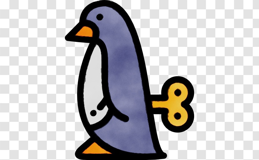 Penguins Icon Vector Sketch Transparent PNG