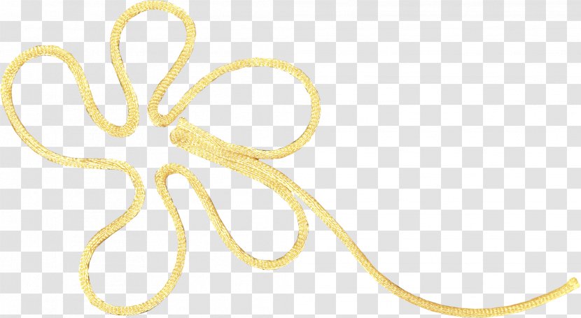 Yellow Organism Font - Gold Ribbon Transparent PNG
