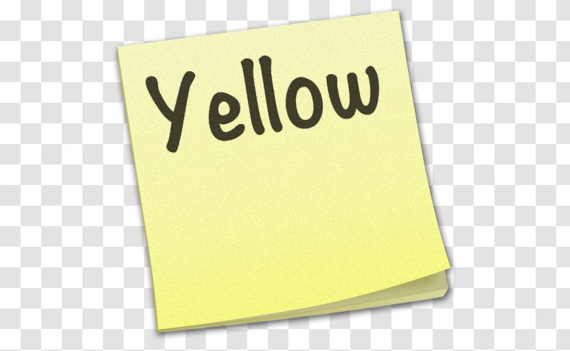 Paper Post-it Note Product Design Brand - Yellow Transparent PNG