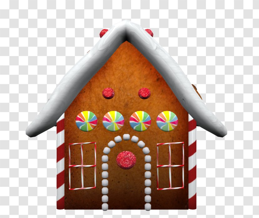 Gingerbread House Hut School Cartoon Izba - Christmas Decoration Transparent PNG