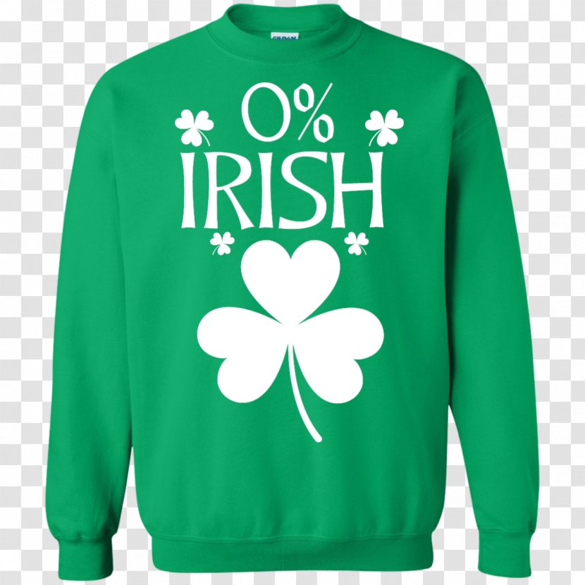T-shirt Hoodie Sweater Christmas Jumper Sleeve - Saint Patrick's Day Transparent PNG