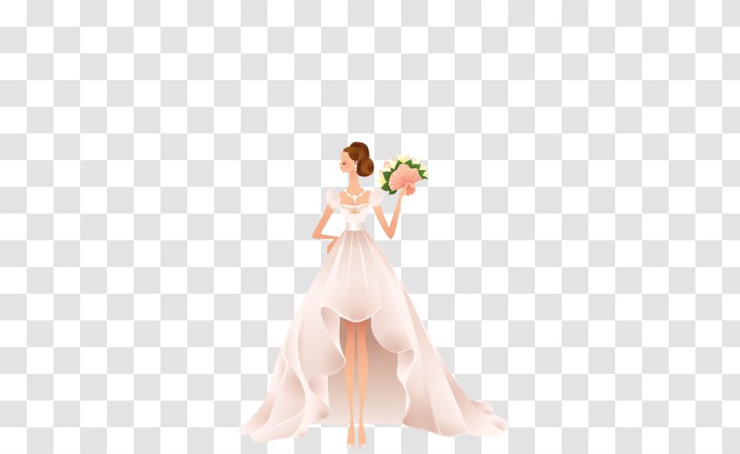 Bride Wedding Poster - Silhouette - Vector Elements Model Transparent PNG