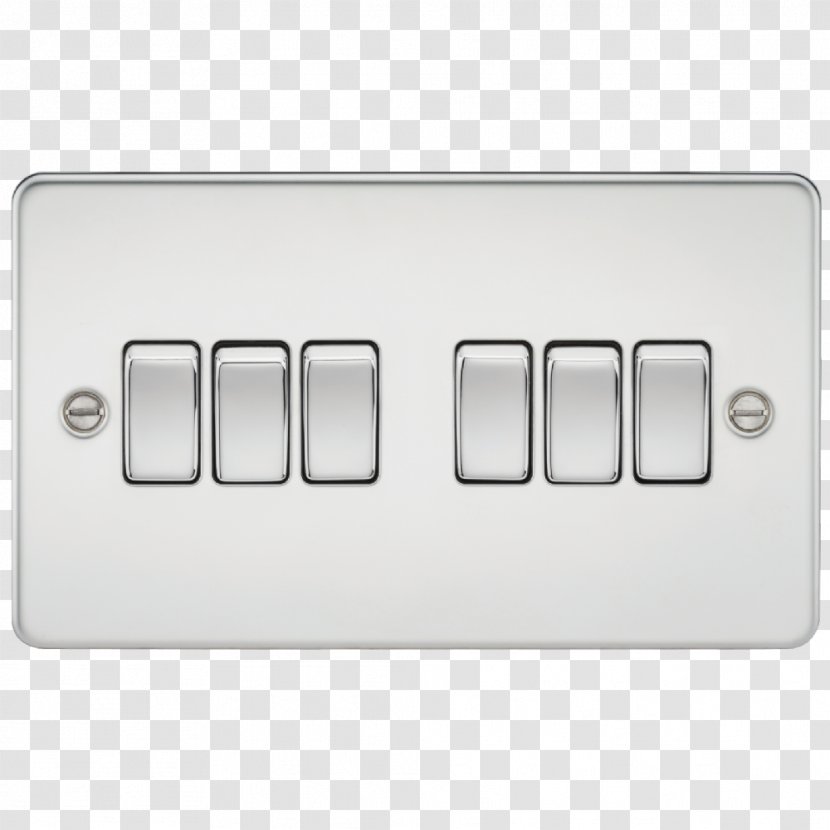Electrical Switches Knightsbridge Brushed Metal Latching Relay AC Power Plugs And Sockets - Gunmetal - Ac Transparent PNG