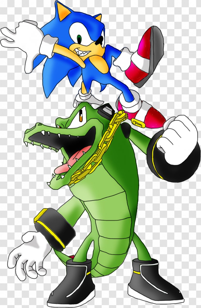 Vector The Crocodile Sonic Heroes Hedgehog Riders Transparent PNG