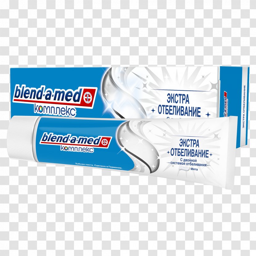 Toothpaste Blend-a-med Oral-B Brand Bleach Transparent PNG