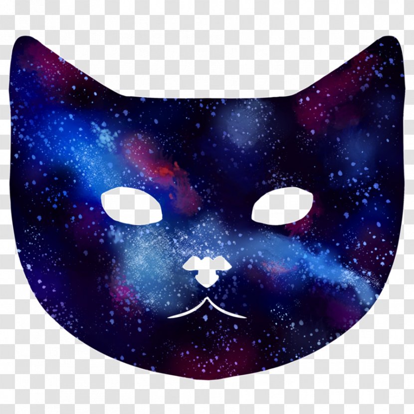 Cat Purple Space - Snout Transparent PNG