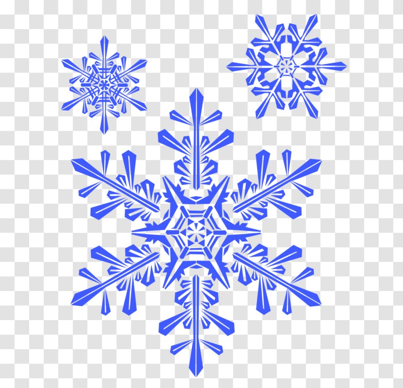 Snowflake Winter Shape - Schema - Blue Transparent PNG