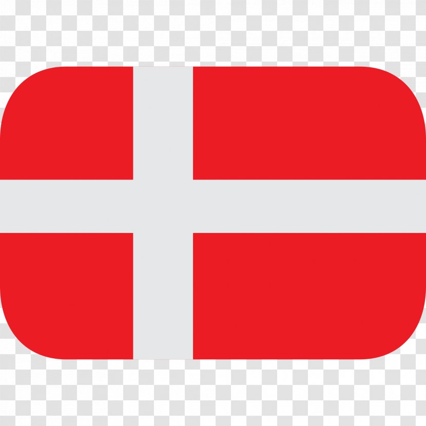 Flag Of Denmark Emoji Rendering Transparent PNG