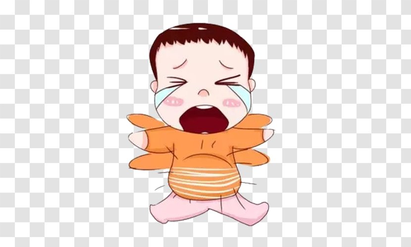 Crying Infant Nose - Tree - Cartoon Baby Transparent PNG