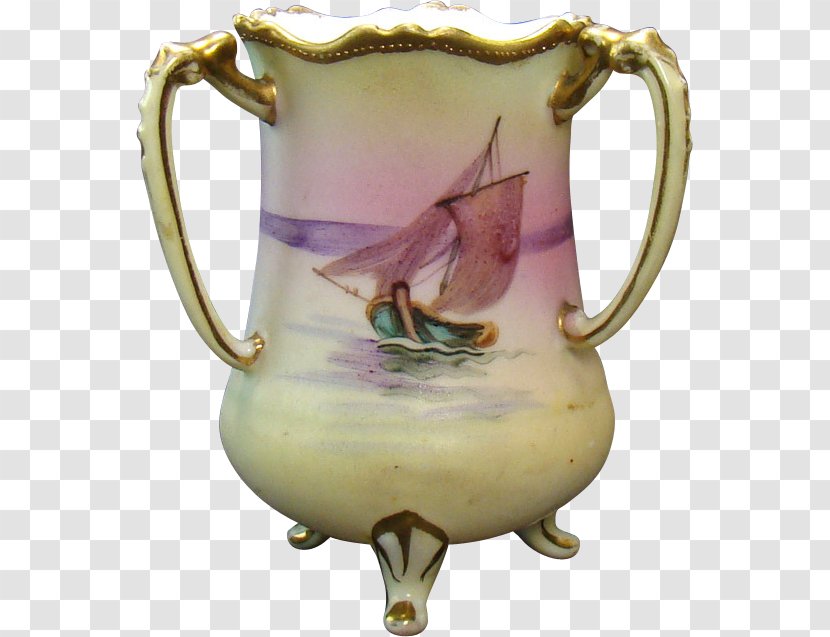 Porcelain Tableware Toothpick Pitcher Handle - Cup - Hand Painted Transparent PNG