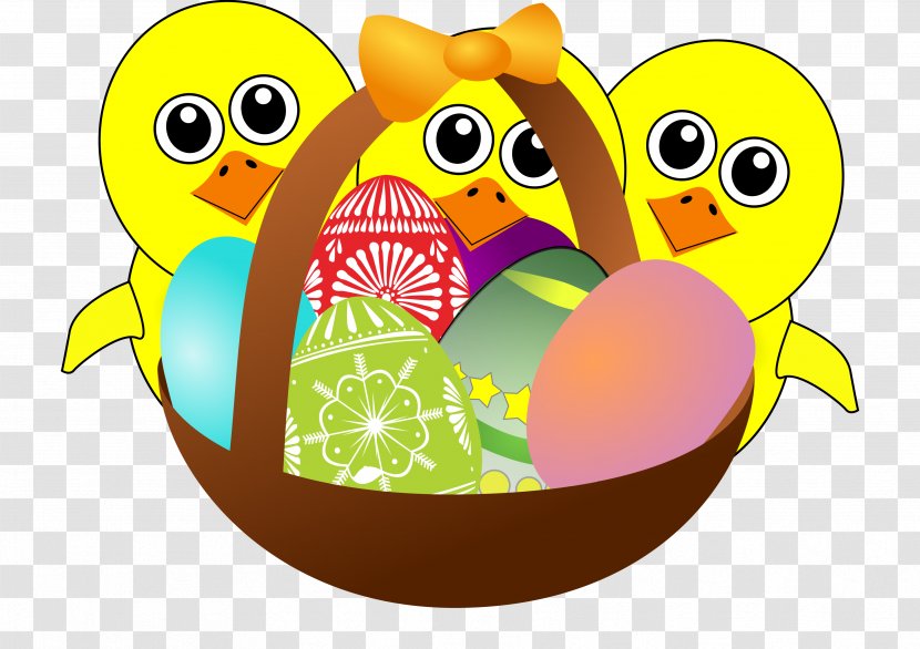 Easter Bunny Chicken Egg Cartoon - Decorations Of Eggs Transparent PNG