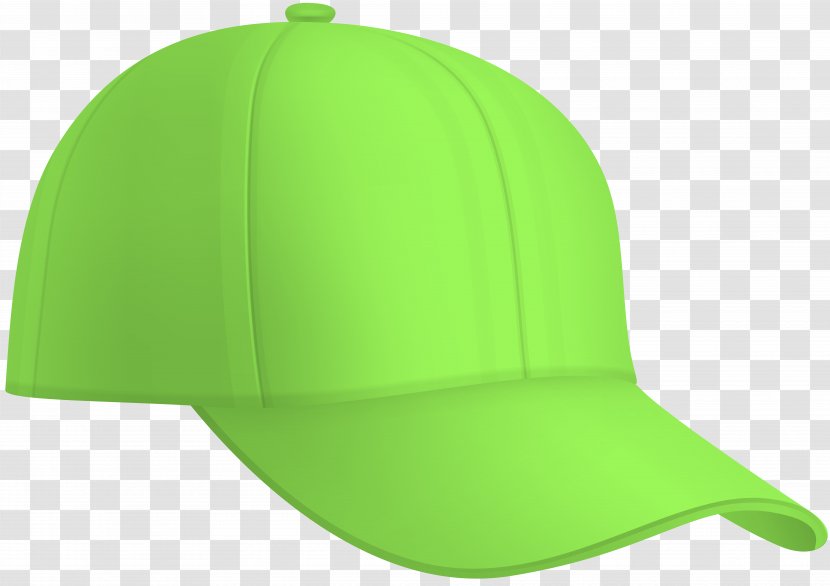 Baseball Cap Green - Clip Art Image Transparent PNG