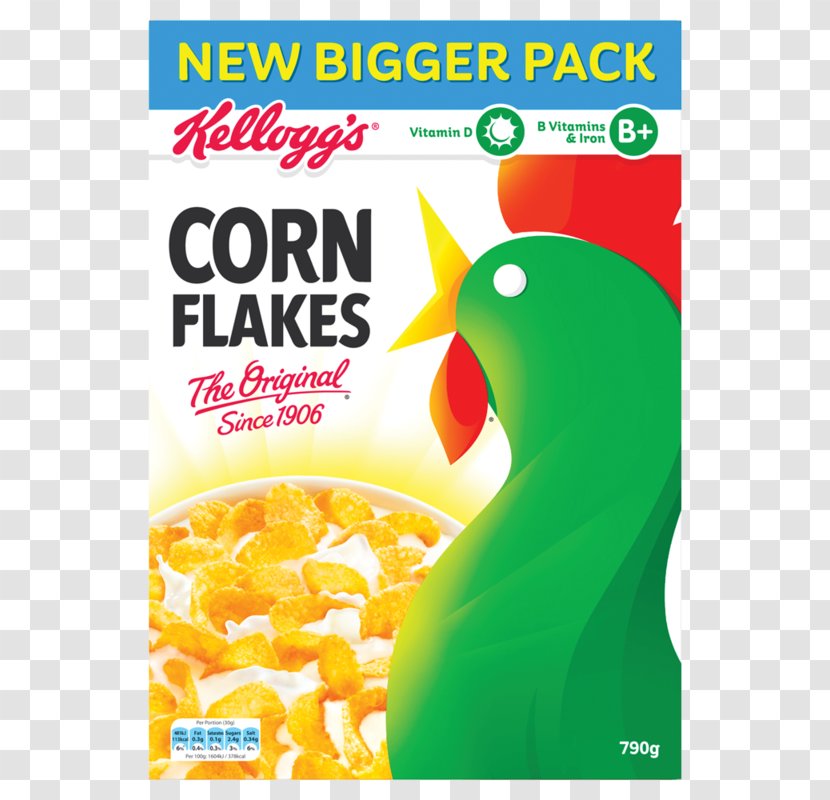 Corn Flakes Breakfast Cereal Cocoa Krispies Kellogg's - Supermarket Transparent PNG