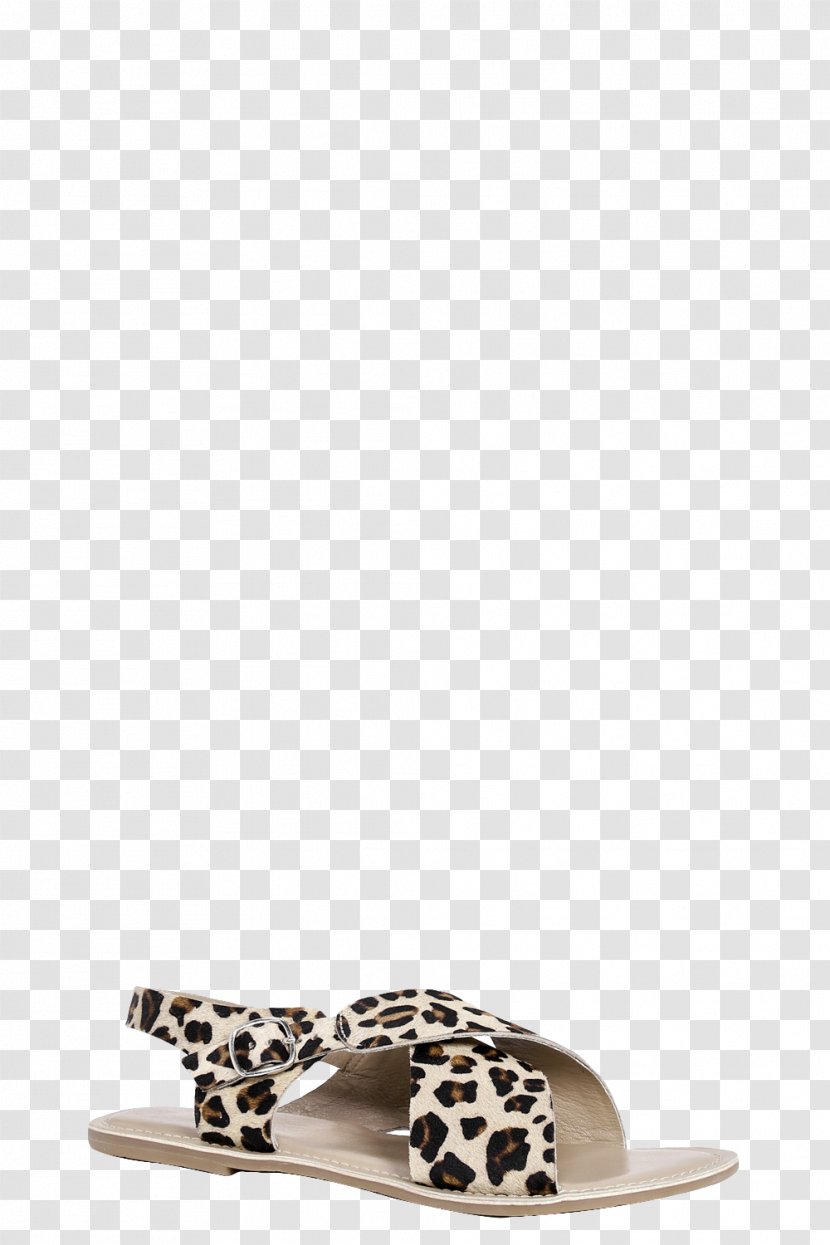 Sandal Peep-toe Shoe Flip-flops Footwear - Peeptoe - Leopard Print Transparent PNG