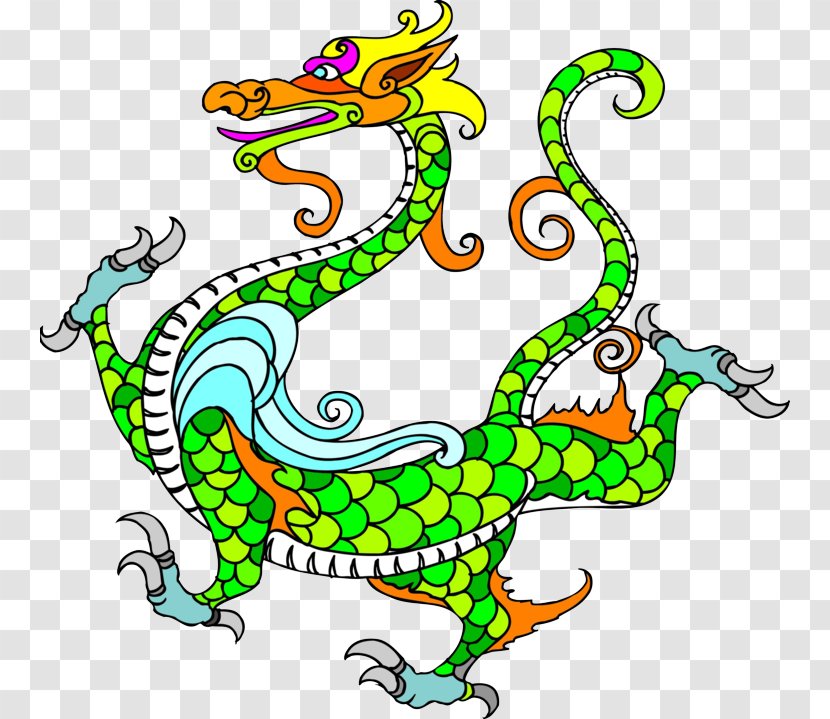 Chinese Dragon Illustration - Area Transparent PNG