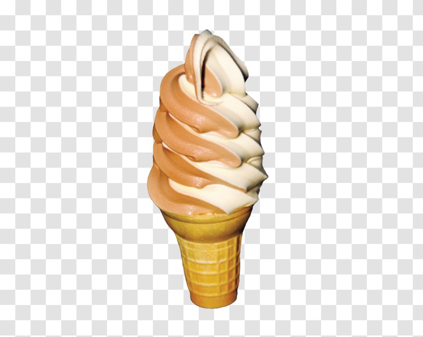 Ice Cream Cones Twist Cone Soft Serve Food - SOFT SERVE ICE CREAM Transparent PNG