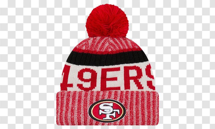 San Francisco 49ers NFL Beanie Knit Cap Hat - Lining Transparent PNG