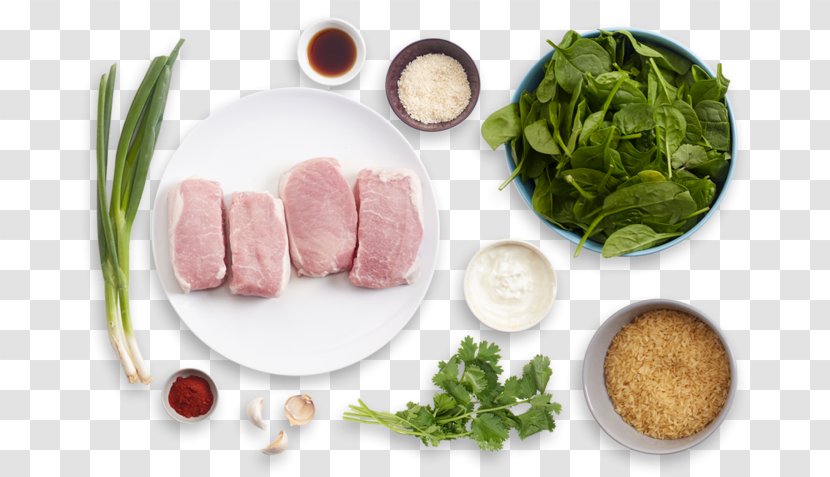 Spinach Salad Asian Cuisine Vegetarian Picada Recipe - Food - Pork Cutlet Transparent PNG