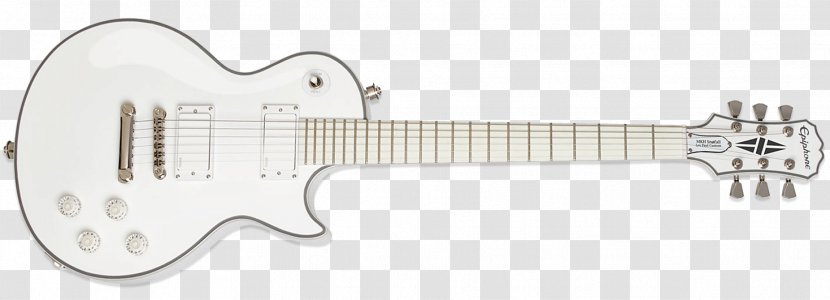 Electric Guitar Gibson Les Paul Custom Epiphone - Acoustic Transparent PNG