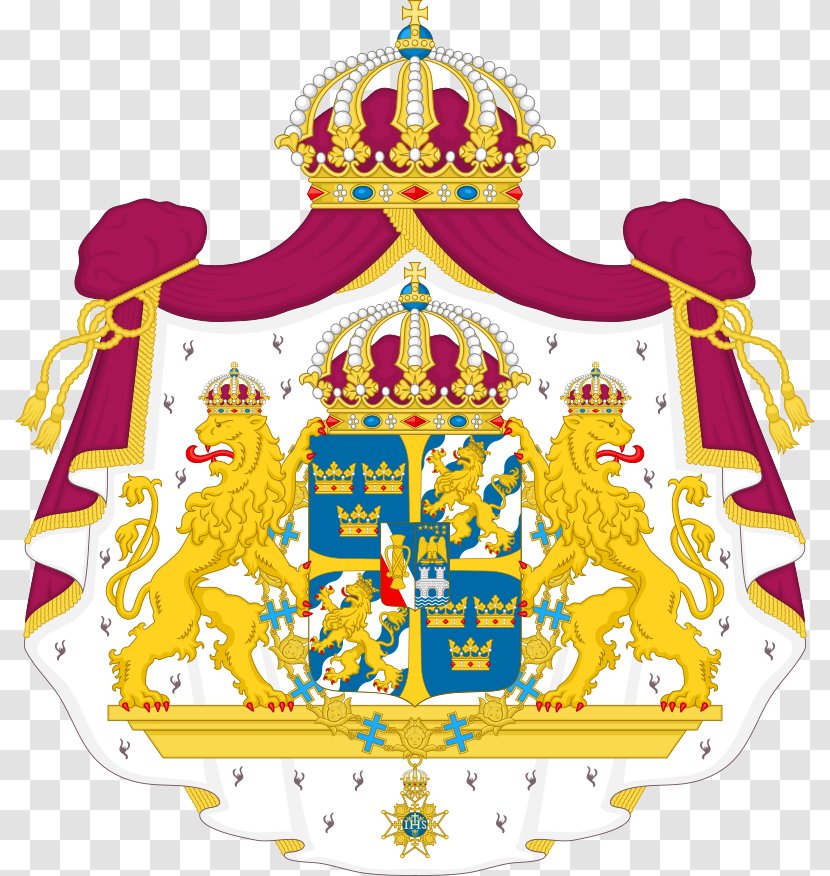 Coat Of Arms Sweden Swedish Empire Royal The United Kingdom - National - Crusaders Thy Come Transparent PNG