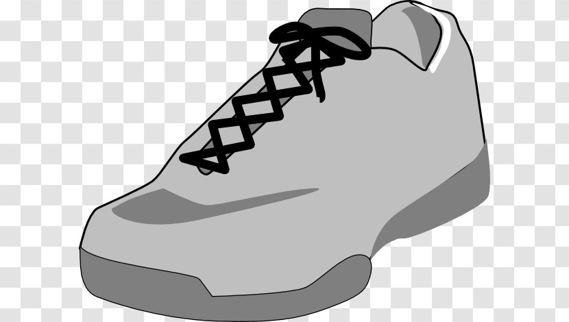 Shoe Sneakers High-top Free Content Clip Art - Outlines Transparent PNG