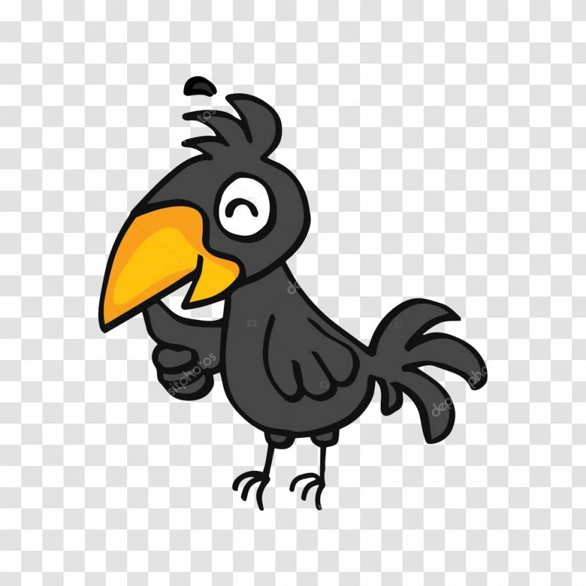 Vector Graphics Image Cartoon Royalty-free Photograph - Rooster - Crow Transparent PNG