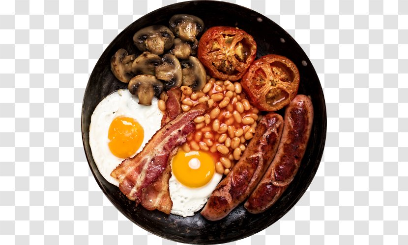 Full Breakfast British Cuisine English Sausage - Brunch - Woodbury Commons Outlet Transparent PNG