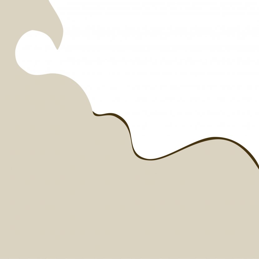 Designer Clip Art - Brown - Coffee Curve Background Transparent PNG