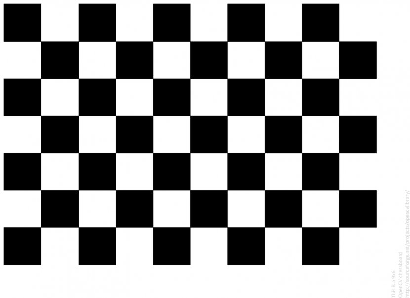 Camera Resectioning OpenCV Calibration Chessboard Distortion - Printable Checkerboard Transparent PNG