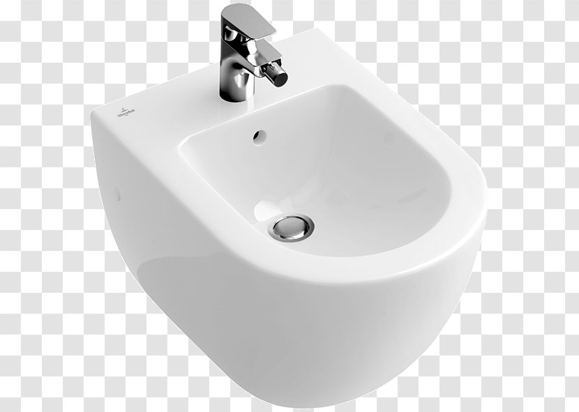 Bidet Villeroy & Boch Subway 2.0 Bathroom Toilet - Kitchen Sink Transparent PNG