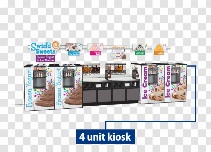 Soft Serve Machine Frozen Yogurt Kiosk - Foodservice - Food Transparent PNG