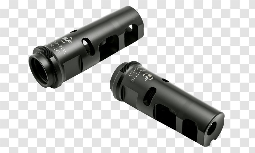 Muzzle Brake Silencer Springfield Armory M1A Flash Suppressor Firearm - Weapon Transparent PNG