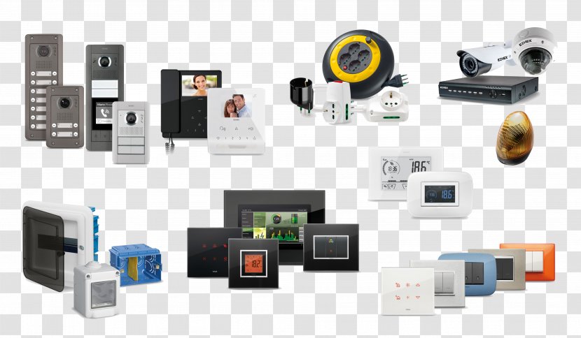 Closed-circuit Television Access Control Home Automation Kits Vimar Electronics - Electronic Component Transparent PNG