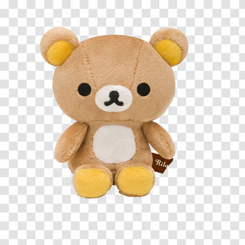 Bear Hello Kitty Rilakkuma Stuffed Toy San-X - Cartoon - Plush Doll Transparent PNG