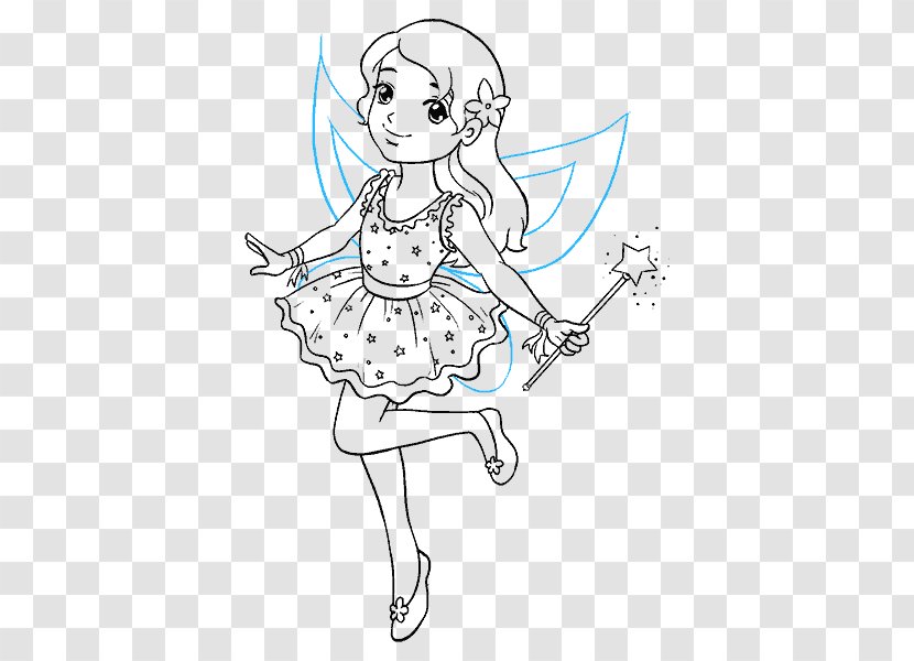 Fairy Drawing Painting Sketch - Cartoon Transparent PNG