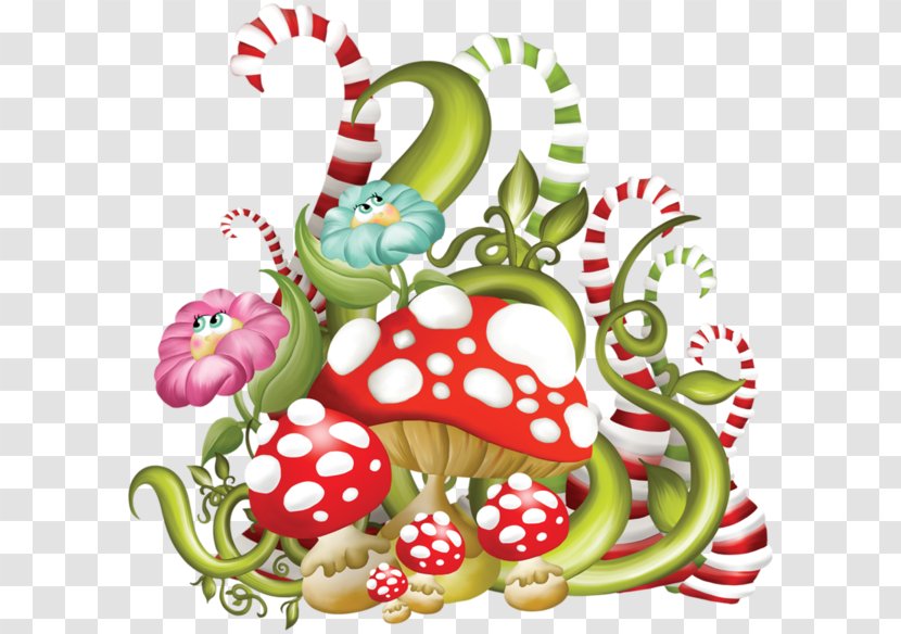Mushroom Fungus Drawing Clip Art - Flower - Hand-painted Cartoon Plant Transparent PNG