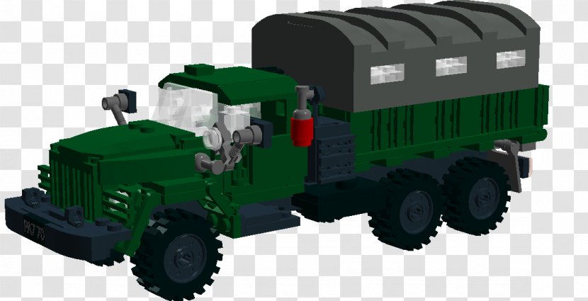 ZIL-131 Motor Vehicle Truck - Lego Transparent PNG