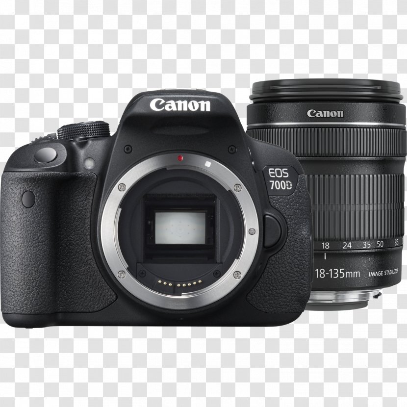 Canon EOS 700D 7D EF-S 18–135mm Lens Mount EF - Digital Camera Transparent PNG