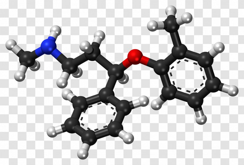 Atomoxetine Molecule Nicomorphine Chemistry Furan - Radical - Model Transparent PNG