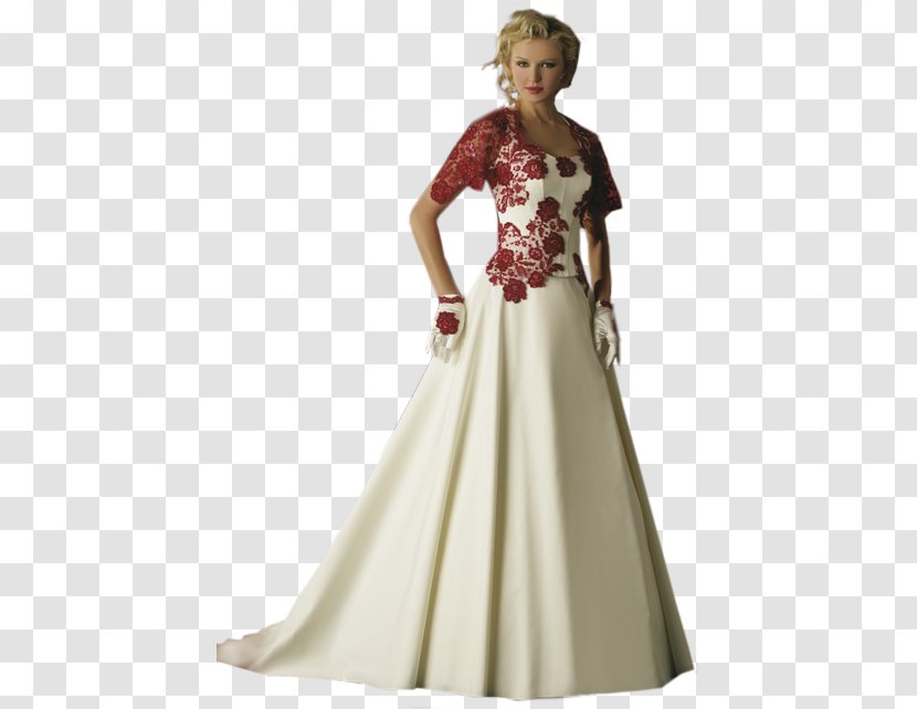 Wedding Dress Party Costume Design Gown - Cartoon Transparent PNG