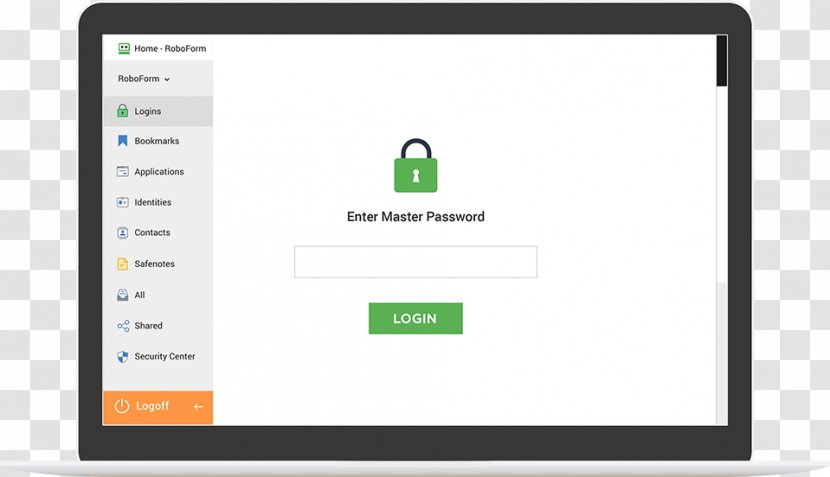 Computer Program Master Password User Acceso - Monitor - Roboform Transparent PNG