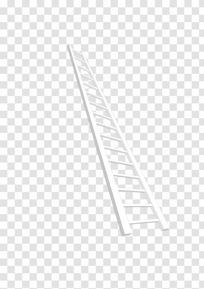 Line Angle Point Black And White - Monochrome - Ladder Transparent PNG