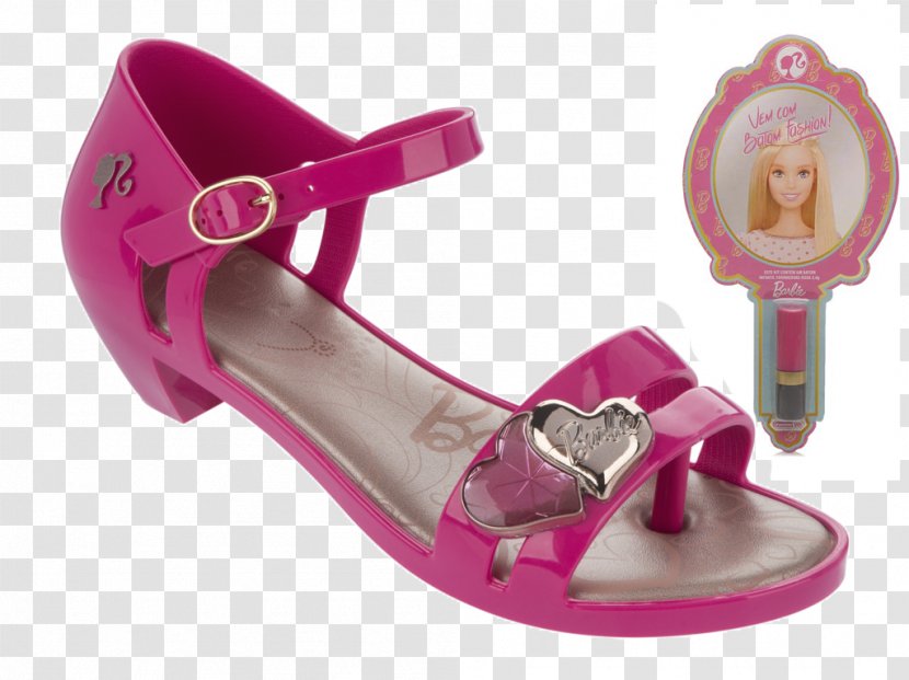 Sandal Footwear Shoe Barbie Grendene - Purple Transparent PNG