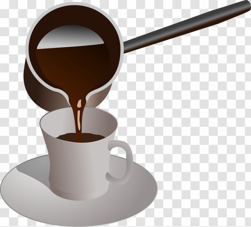 Turkish Coffee Tea Cuisine Cafe - Pouring Transparent PNG