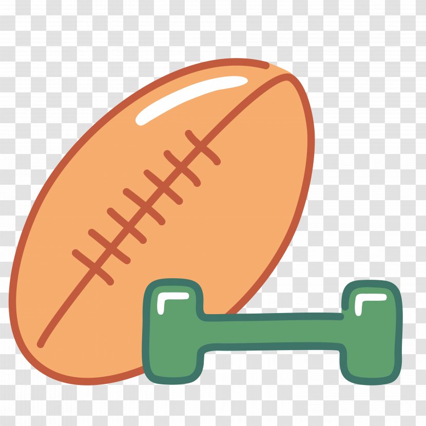 Rugby Football American Sport - Orange Transparent PNG
